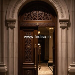 Antique Door Style Main Entrance Door Design For Home No-11493