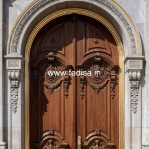 Carved Wooden Doors Door Grill Design 2026 Latest No-11501
