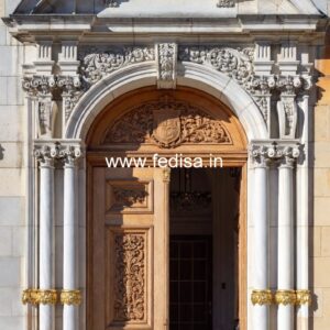 Colonial Style Door Plain Sheet Door Design No-11506