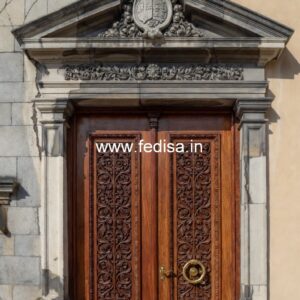 Traditional Carved Wooden Front Door Ideas Acp Door Design No-11518