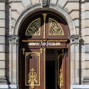 Traditional Door Design Main Door Glass Design Price No-11530