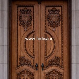 Vintage Wooden Door Mdf Jali Door Design No-11531