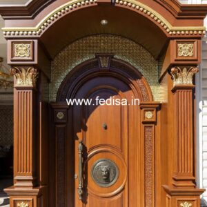Hardwood Traditional Doors Ss Grill Design For Main Door No-11544