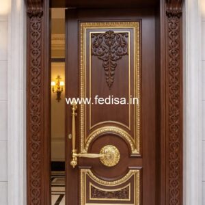 Italian Style Wooden Doors Sitout Door Design No-11551