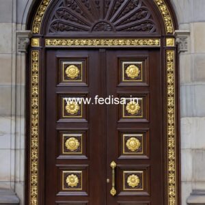 Decorative Wooden Doors Aluminum Door And Window Design No-11564