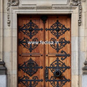 Home Entry Wooden Door Guest Room Door Design No-11595