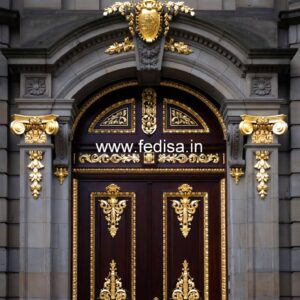Carved Door Patterns Aluminum Door Designs For Bedroom No-11604