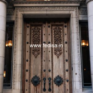 Arch Top Wooden Door Latest Steel Door Design No-11608