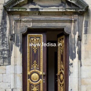 Home Entry Wooden Door Aluminum Room Door Design No-11636