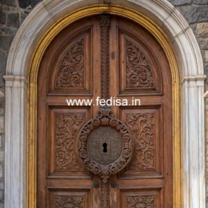 Royal Entrance Door Metal Sliding Door Design No-11659