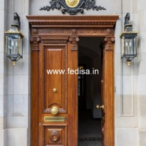 Villa Entrance Door Wooden Door Catalog No-11678