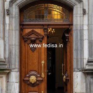 Decorative Wooden Doors Main Door Screen Design No-11687