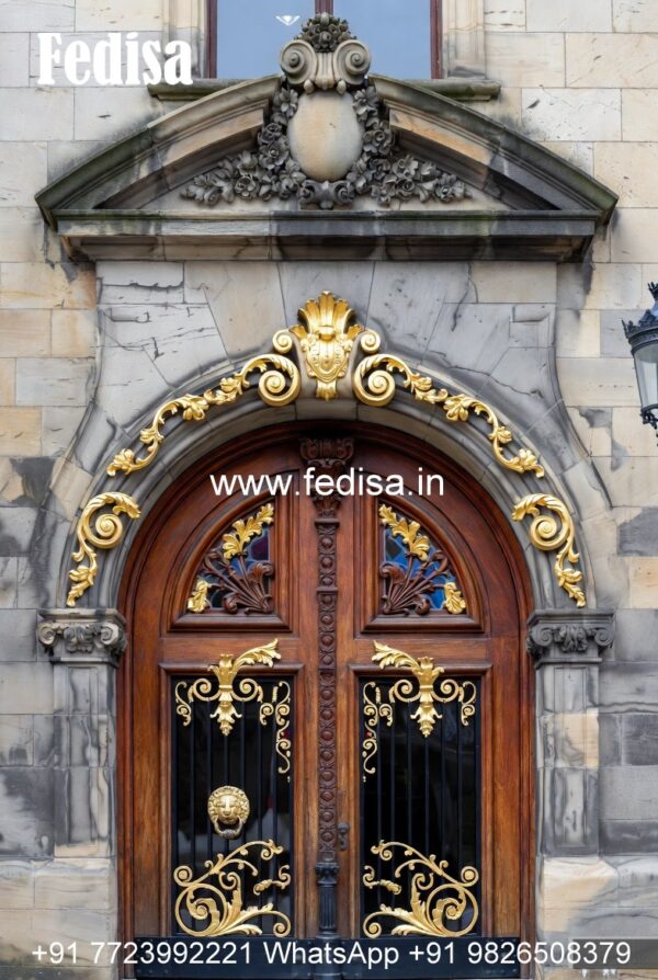 Double Door Classic Style Chokhat Design Steel No-11689 - Fedisa