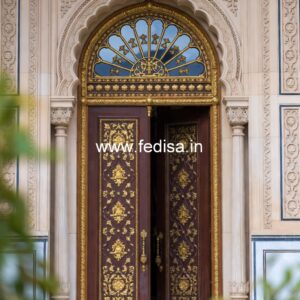 Traditional Door Design Double Side Door Design No-11694