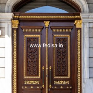 Elegant Door Design Double Main Door Designs For Indian Homes No-11697
