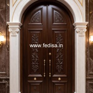 Villa Entrance Door Mandir Wooden Door Design No-11719