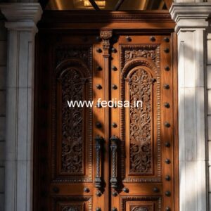 Double Door Classic Style Beautiful Main Door Design No-11730