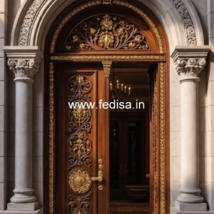 Antique Door Style Boundary Door Design No-11739