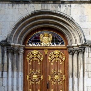 Hardwood Traditional Doors Aluminum Doors Designs For Kitchen No-11749