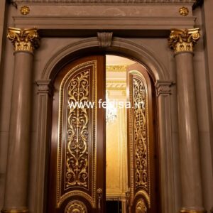Bungalow Classic Door Design Main Door Ke Design No-11761