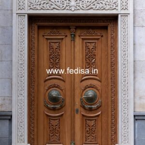 Double Door Classic Style Aluminum Washroom Door Design No-11771