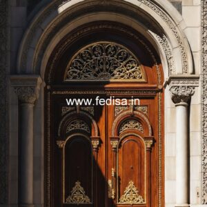 Solid Wood Classic Door Door Bedroom Design No-11785