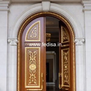 Teak Wood Door Design French Door Design For Balcony No-11786