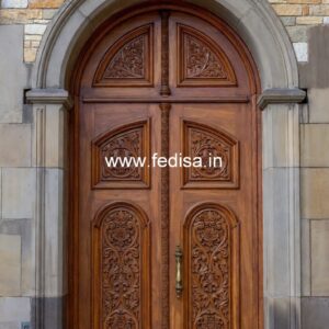 Carved Wooden Doors Style Door Design No-11788
