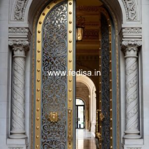 Ornate Door Design Sagwan Main Door No-11795