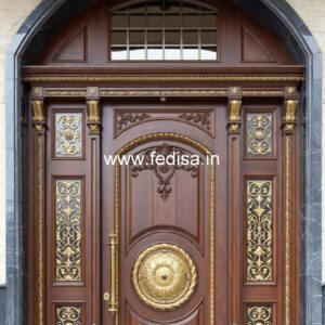 Vintage Wooden Door Designs For Houses Puja Room Gate Design No-11807