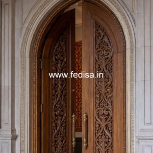 Engraved Wooden Door Latest Chokhat Design No-11814