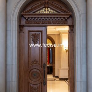 Luxury Classic Doors Two Door Design For Home No-11825