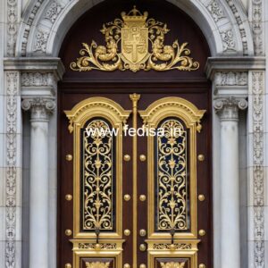 Teak Wood Door Design Marble Chokhat Design No-11827