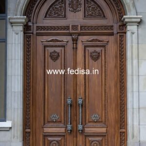 Home Entry Wooden Door Door Ganesh Design No-11841