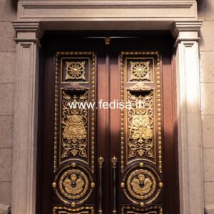 Vintage Wooden Door Door Design Double Door No-11859