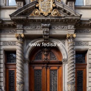 Colonial Style Door Door Mesh Design No-11875