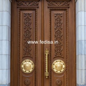 Main Door Classic Design Simple Teak Wood Door Design No-11880