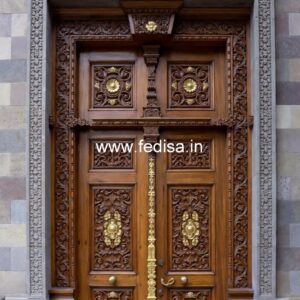 Ornate Door Design Hidden Toilet Door Design No-11959
