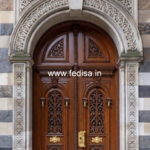 Elegant Double Door Classic Entry Design Main Door Sagwan Design No-11972
