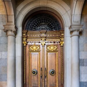 Rustic Classic Door Sliding Front Door Design No-11999