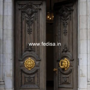 Front Entrance Classic Door Bedroom Door Lock Design No-12004