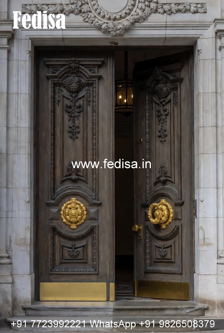 Front Entrance Classic Door Bedroom Door Lock Design No-12004
