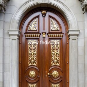 Home Entry Wooden Door Classic Main Door Design No-12005