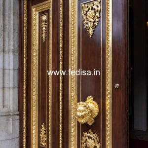 Carved Wooden Doors Dutch Door Design No-12034