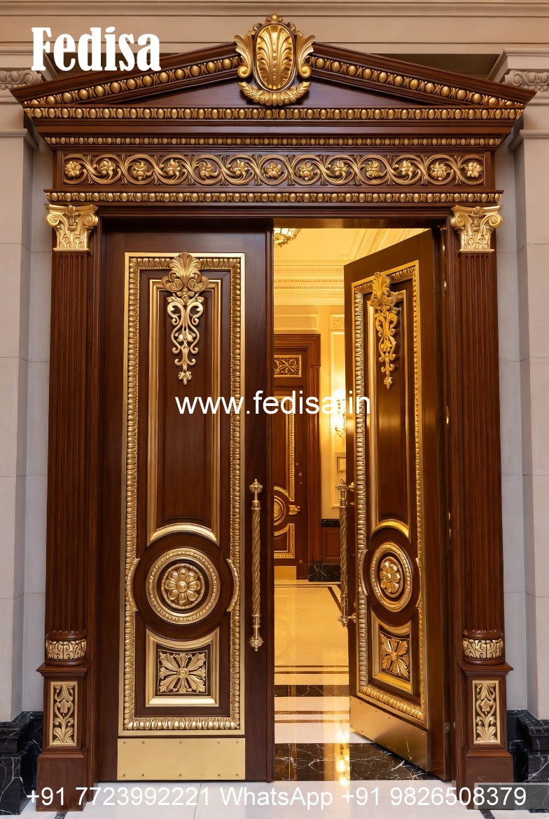 French Classic Doors Main Door Pop Design No-12042