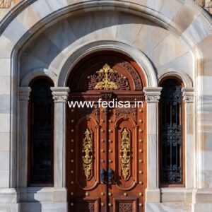 Colonial Style Door Safety Door Ss Grill Design No-12080