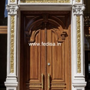 Carved Door Patterns Plywood Door Frame Design No-12096