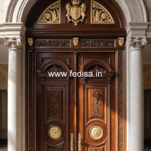 Vintage Wooden Door Home Darwaja Design No-12105