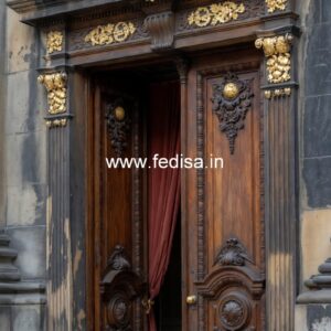 Luxury Classic Doors Loha Gate Design Double Door No-12112