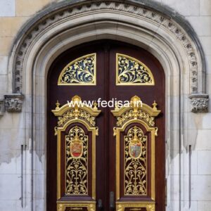 Solid Wood Classic Door Safety Door Design Pinterest No-12113